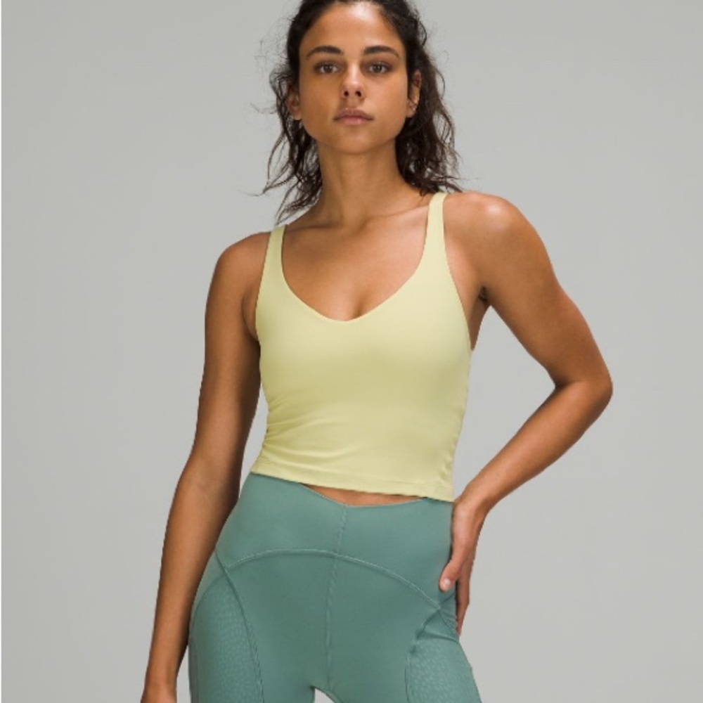 lululemon athletica Dew yellow align tank